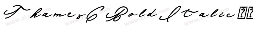 ThamesC Bold Italic字体转换